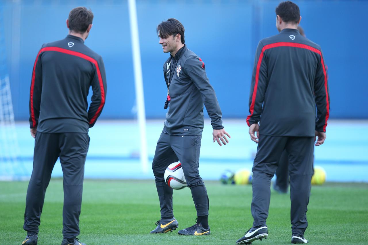 08.10.2014., Zagreb - Trening hrvatske nogometne reprezentacije na glavnom terenu stadiona u Maksimiru uoci kvalifikacijske utakmice protiv Bugarske za Europsko prvenstvo u Francuskoj 2016. Photo: Sanjin Strukic/PIXSELL