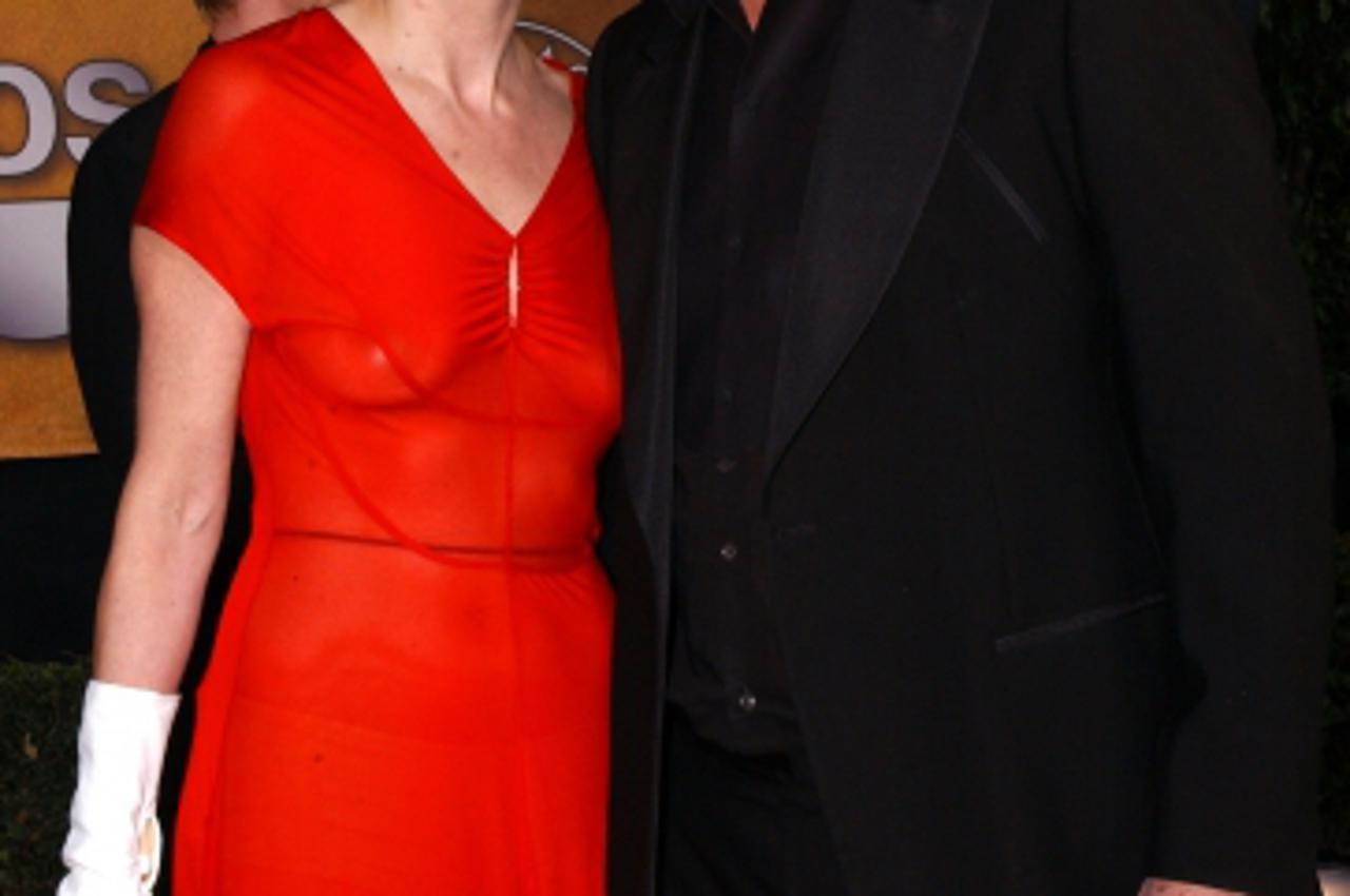 'Randy Quaid and his wife attend the 12th Annual Screen Actors Guild Awards at the Shrine Auditorium. Los Angeles, January 29, 2006. Photo: Press Association/Pixsell'