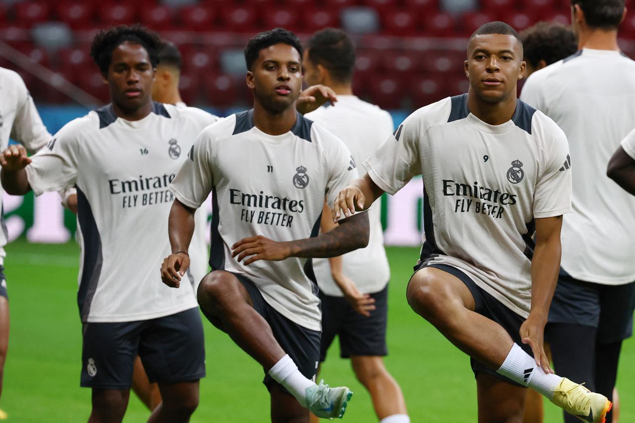 UEFA Super Cup - Real Madrid Training