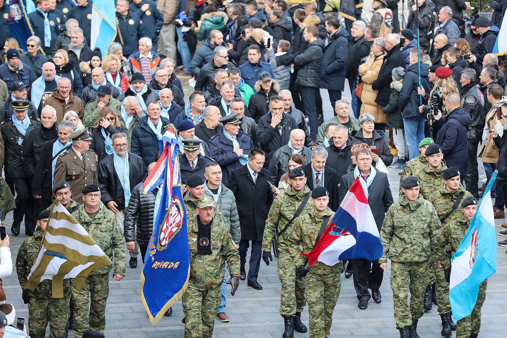 18.11.2021., Vukovar - Obiljezavanje 30. obljetnice vukovarskog stradanja pod nazivom Dan sjecanja na zrtvu Vukovara 1991.- 2021. 