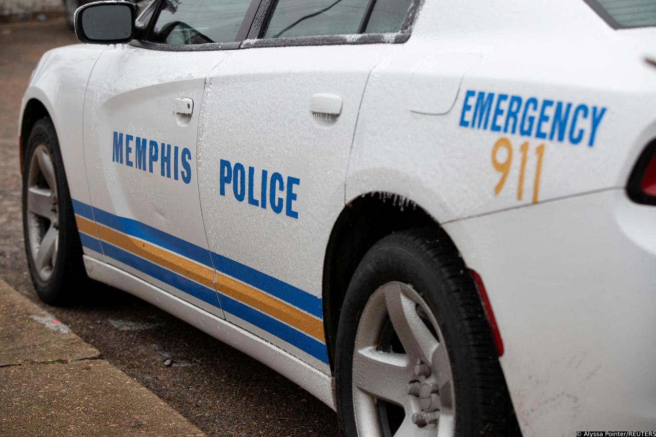 FILE PHOTO: A Memphis Police Department patrol vehicle is parked at the North Main precinct in Memphis