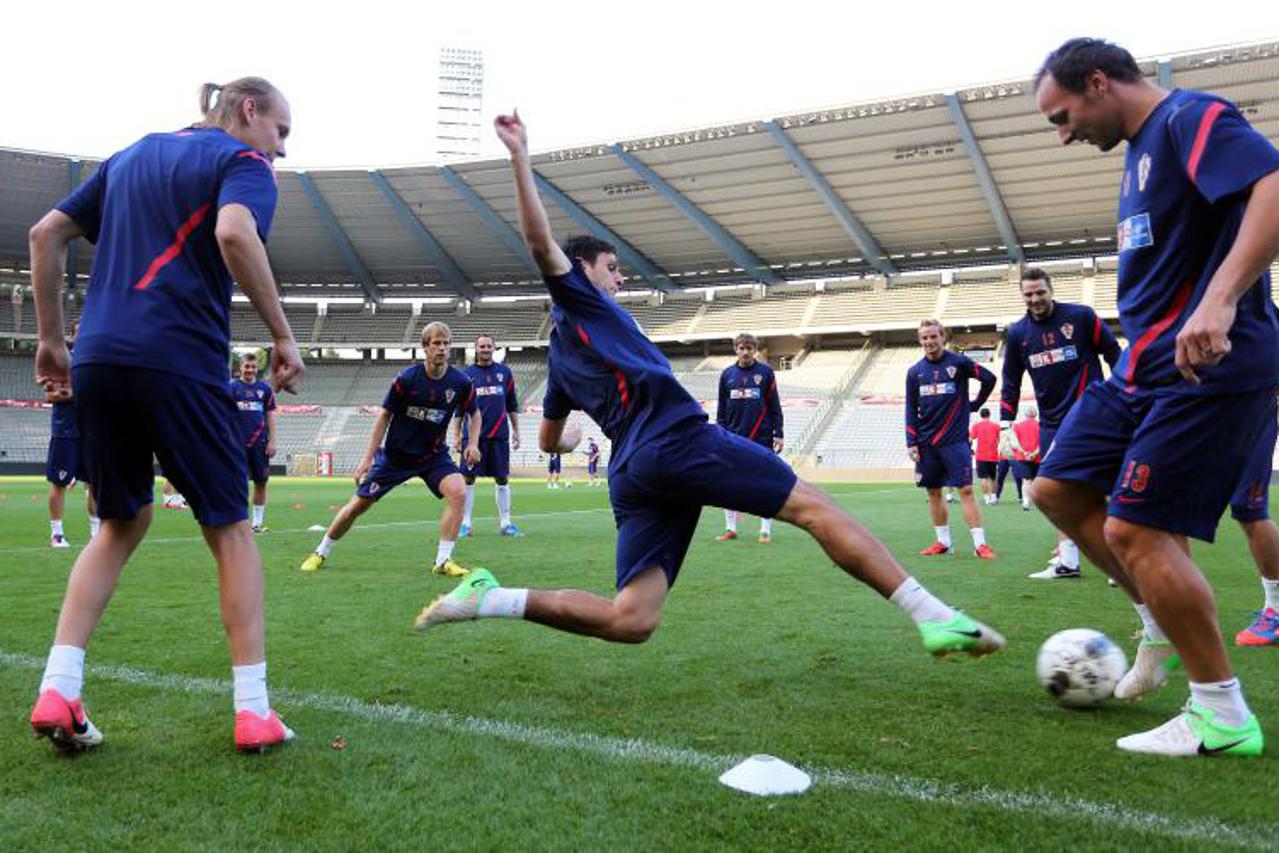 Reprezentacija trening Heysel (1)