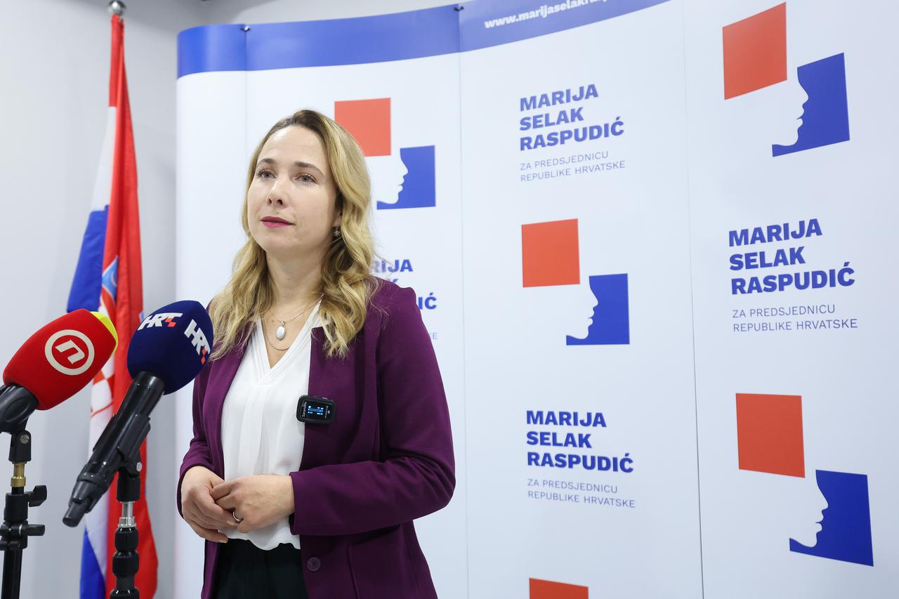 Zagreb: Marija Selak Raspudić održala je konferenciju za medije