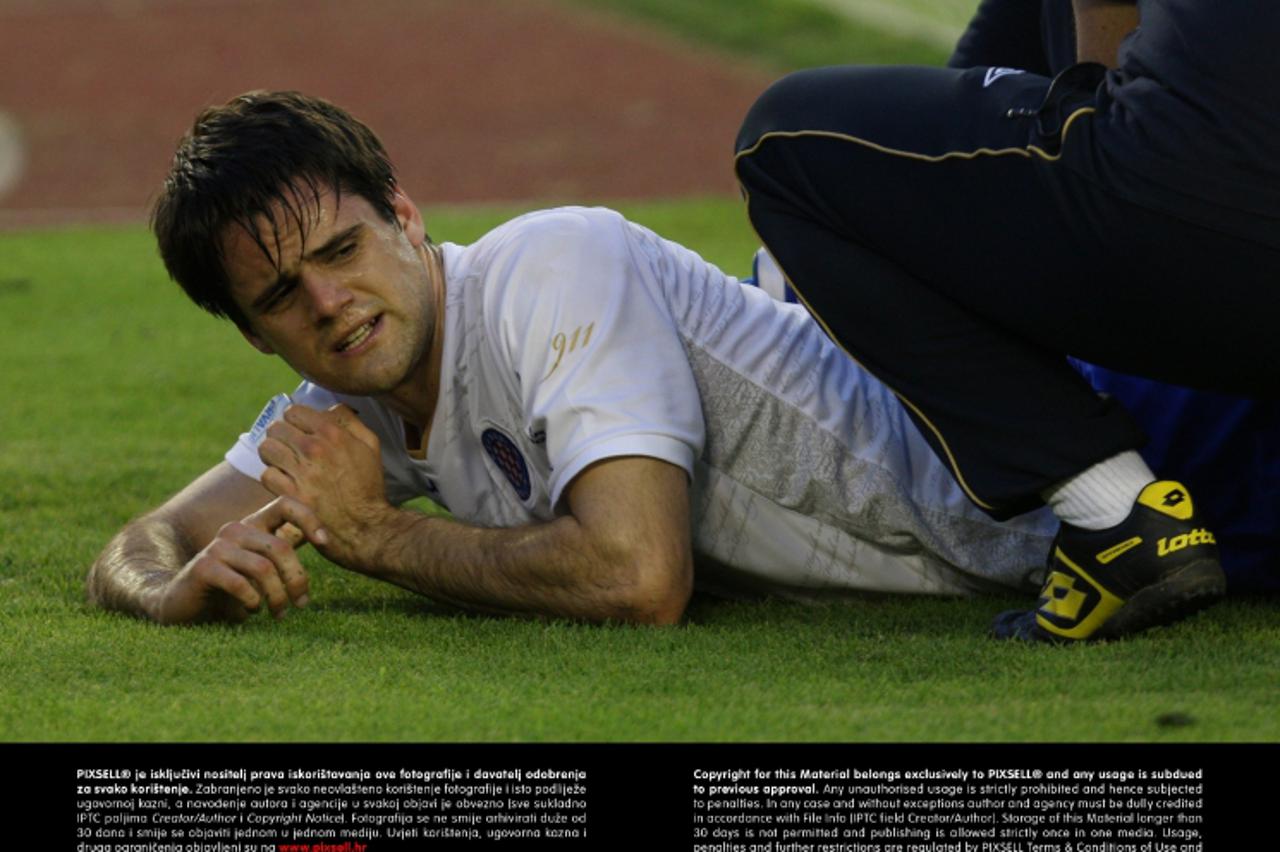 '08.05.2013., Poljud, Split - Prva utakmica finala Hrvatskog kupa, Hajduk - Lokomotiva. Franko Andrijasevic. Photo: Ivo Cagalj/PIXSELL'