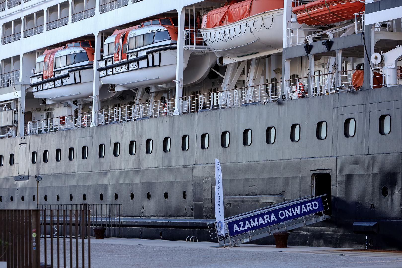 12.06.2023., Zadar - MS Azamara Onward, bivsi R Three i Pacific Princess, je brod za krstarenje u vlasnistvu i pod upravom Azamara Cruises od 2022. Izgradjen je 1999. godine u brodogradilistu Chantiers de l'Atlantique u Saint-Nazaireu u Francuskoj za Renaissance Cruises. Photo: Sime Zelic/PIXSELL