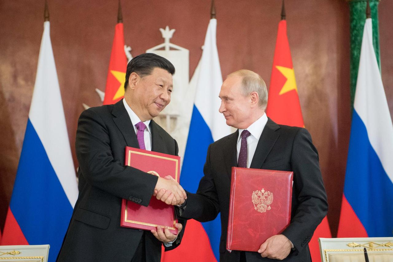 RUSSIA-MOSCOW-CHINA-XI JINPING-VLADIMIR PUTIN-TALKS