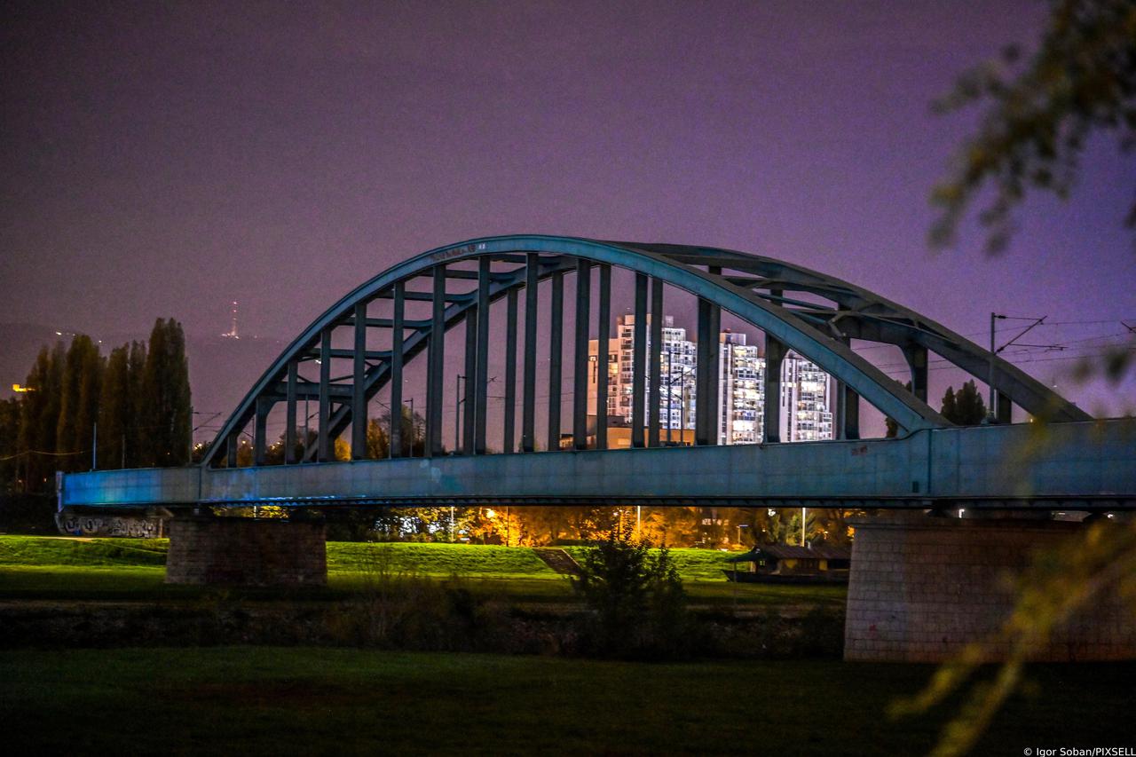 Zagreb: Hendrixov most večeras bez rasvjete