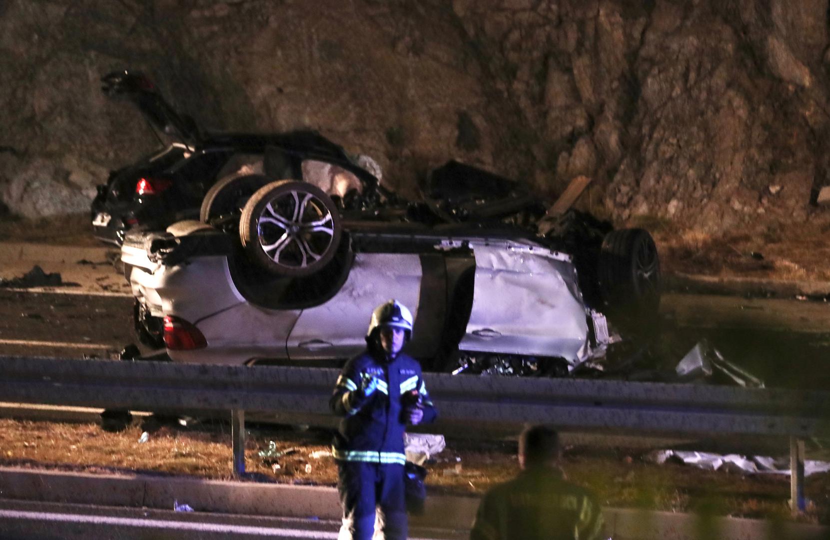 05.08.2023., Vrgorac - Tri osobe smrtno stradale u teskoj prometnoj na A1 prije izlaza Ravca u smjeru Dubrovnika. Photo: Ivo Cagalj/PIXSELL