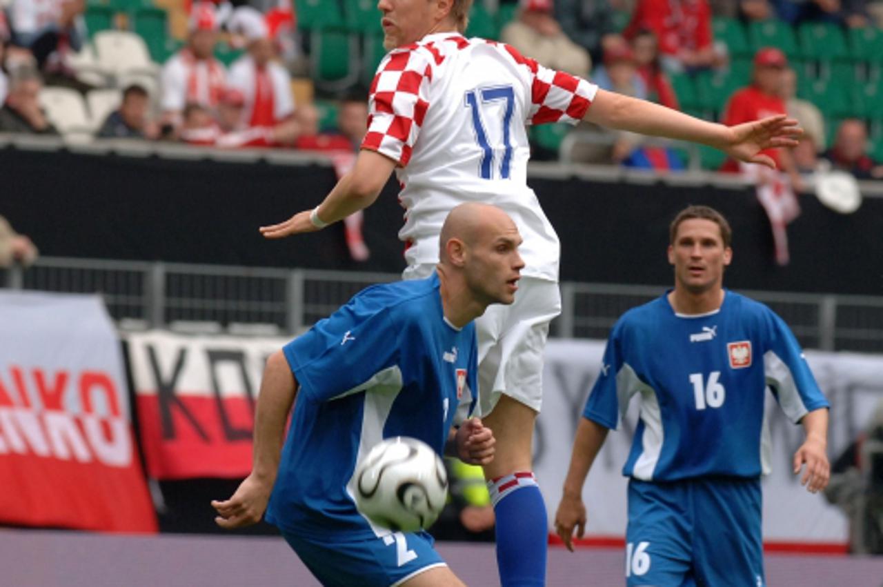 'sport...wolfsburg...03.06.2006. wolfsburg, volkswagen arena, hrvatska nogometna reprezentacija, pripremna utakmica sa poljskom prije sp u njemackoj, ivan klasnic,  foto: goran stanzl'