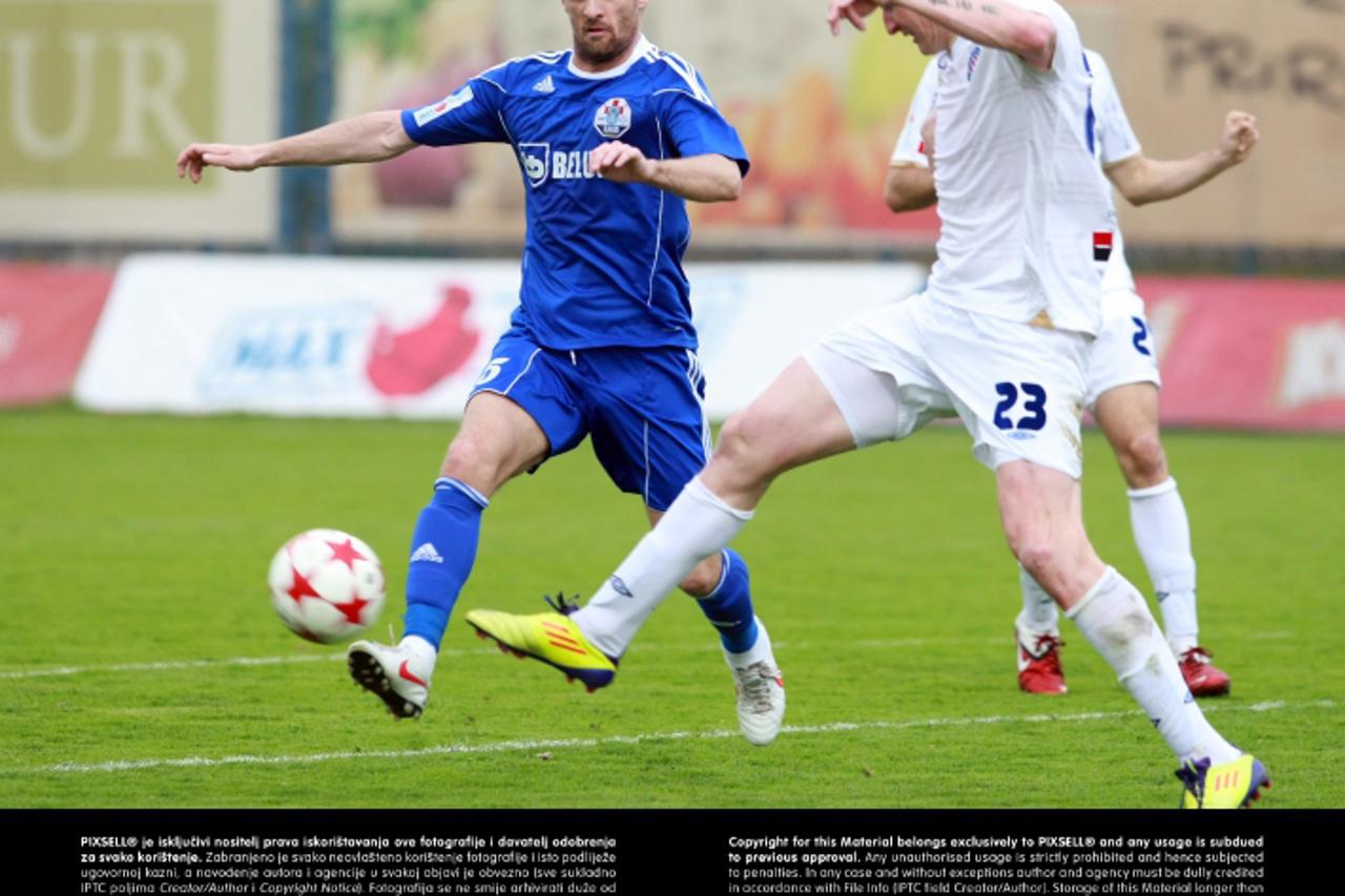 '31.03.2012., Gradski stadion, Koprivnica - Nogometna utakmica 24. kola MAXtv Prve HNL, NK Slaven Belupo -  HNK Hajduk. Davor Vugrinec Photo: Dalibor Urukalovic/PIXSELL'