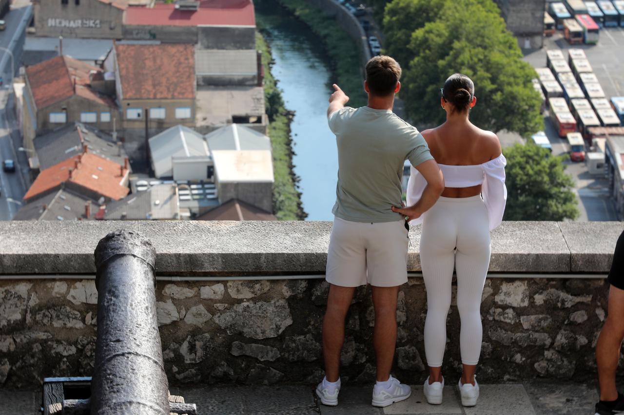 Rijeka: Turisti na Trsatskoj gradini