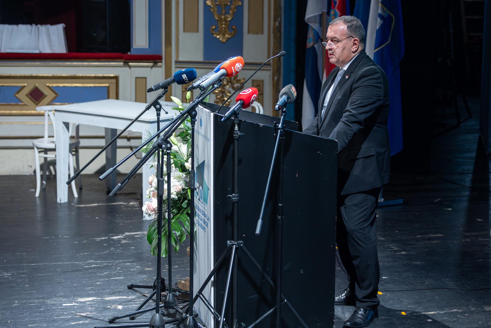 13.11.2024., Osijek - HNK Osijek, Svecanost obiljezavanja 150 godina Klinickog bolnickog centra Osijek. Photo: Davor Javorovic/PIXSELL