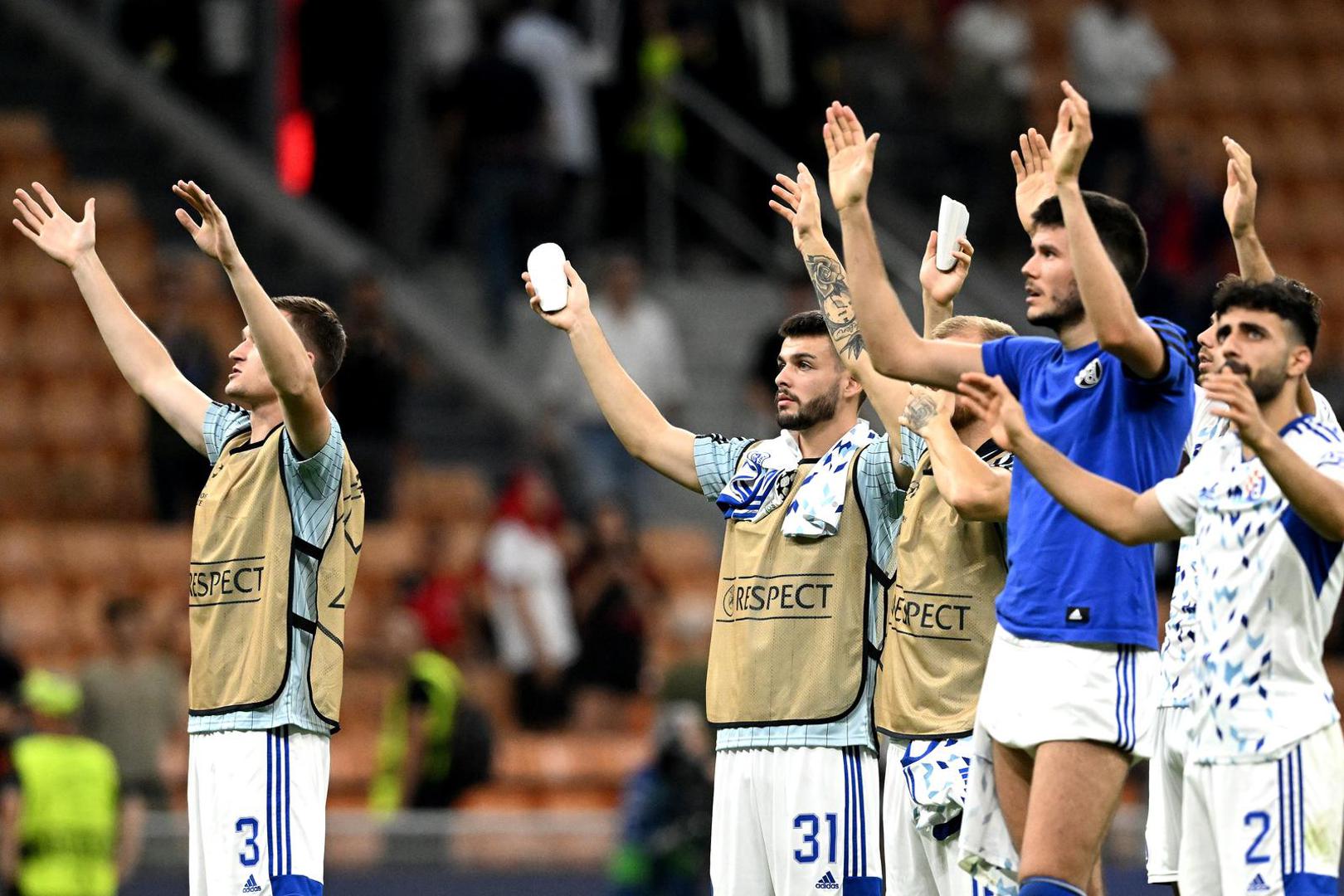 14.09.2022., stadion San Siro, Milano - UEFA Liga prvaka, 2. kolo, skupina E, AC Milan - GNK Dinamo. Marko Bulat Photo: Marko Lukunic/PIXSELL