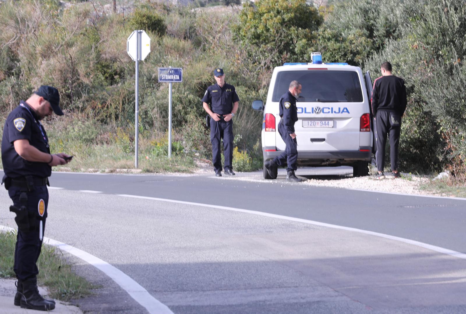 30.10.2023.,Plano-Danas oko 12,40 sati   u mjestu Plano doslo je do izlijetanja motocikla izvan kolnika i smrtnog stradavanja jedne osobe. Photo: Ivo Cagalj/PIXSELL