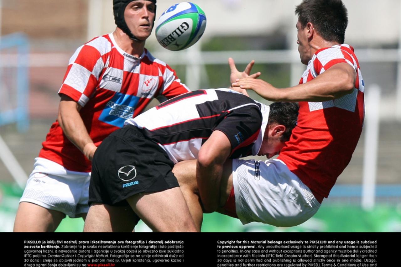 '28.04.2012., Zagreb, stadion Kranjceviceva - Ragbi: Europski kup nacija 2A: Hrvatska - Malta. Photo: Igor Kralj/PIXSELL'