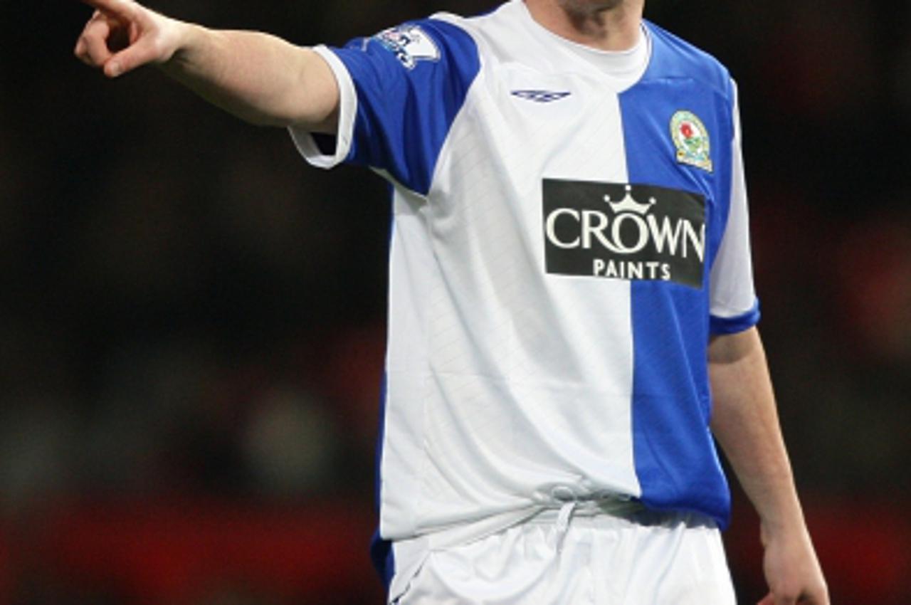 'Soccer - Carling Cup - Quarter Final - Manchester United v Blackburn Rovers - Old Trafford Robbie Fowler, Blackburn Rovers'