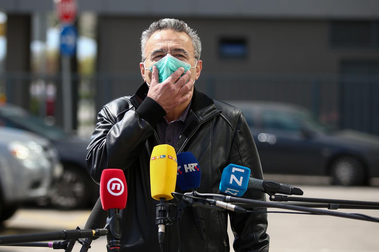 Pavle Kalinić - Konferencija za medije nakon potresa