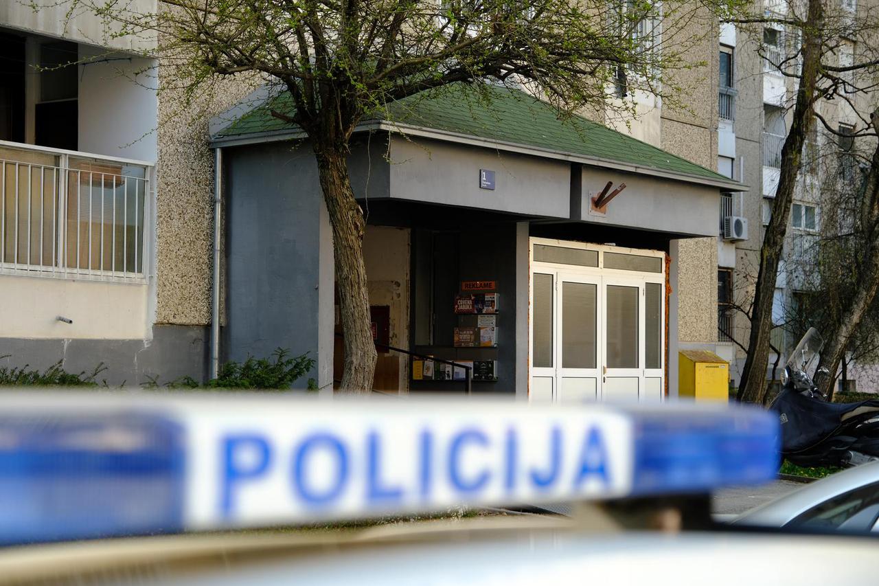 Zagreb: Policijski očevid u zgradi na Vrbanima gdje je pronađeno tijelo žene