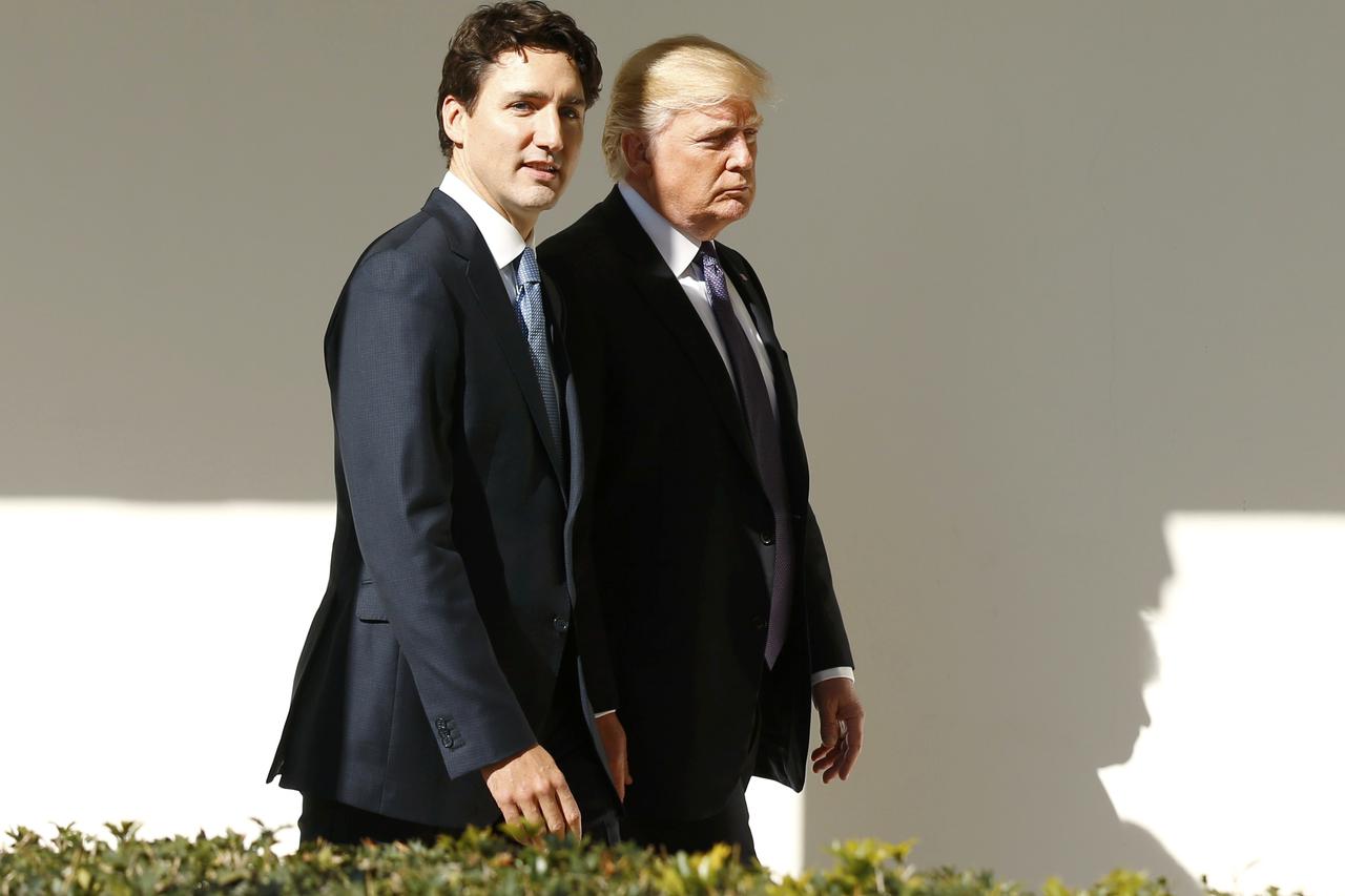 Justin Trudeau i Donald Trump