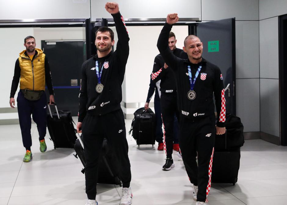 Zagreb: Svečani doček osvajača srebrnih medalja na Svjetskom prvenstvu u hrvanju