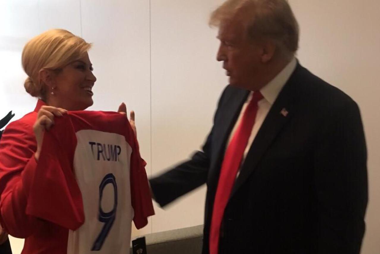 Kolinda Grabar Kitarović i Donald Trump