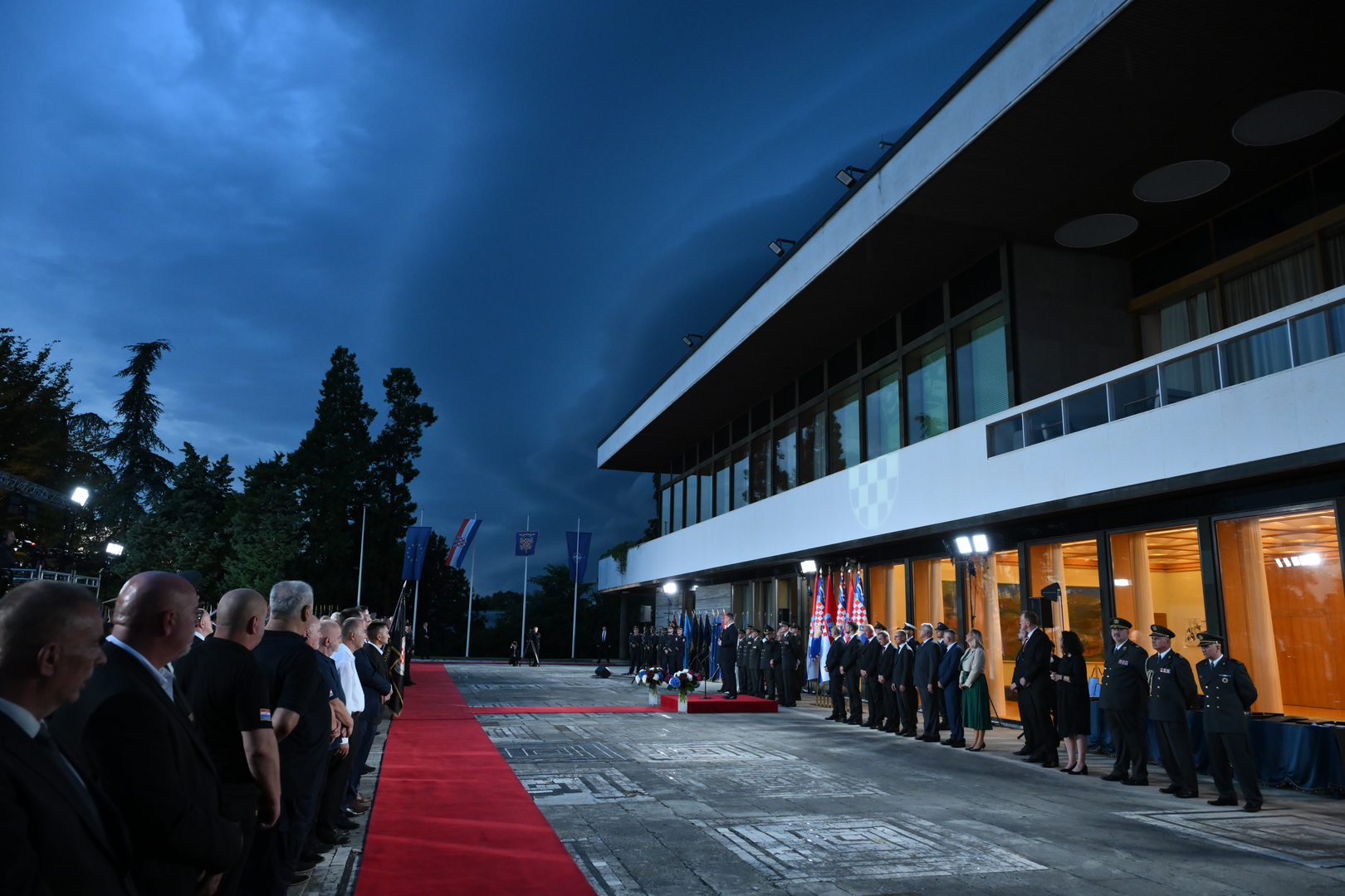 02.08.2024., Zagreb - Predsjednik Republike i vrhovni zapovjednik Oruzanih snaga Republike Hrvatske Zoran Milanovic upriicio je  svecani prijem povodom obiljezavanja Dana pobjede i domovinske zahvalnosti i Dana hrvatskih branitelja te 29. obljetnice VRO Oluja.  Photo: Josip Regovic/PIXSELL