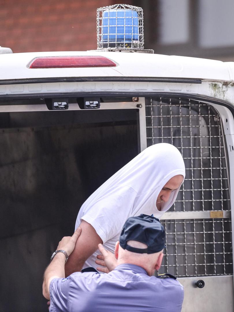 23.05.2022., Zagreb, - U tijeku je ispitivanje navijaca nakon nereda na autocesti A1 kod Desinca. Dio navijaca doveden je na Zupanijski sud u Velikoj Gorici. Photo: Igor Soban/PIXSELL