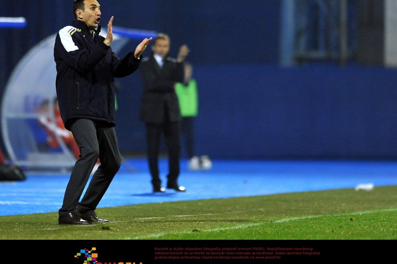 '05.11.2011., Stadion u Maksimiru, Zagreb - 14. kolo MAXtv 1. HNL, GNK Dinamo - NK Zagreb. Krunoslav Jurcic, trener GNK Dinamo. Photo: Goran Stanzl/PIXSELL'