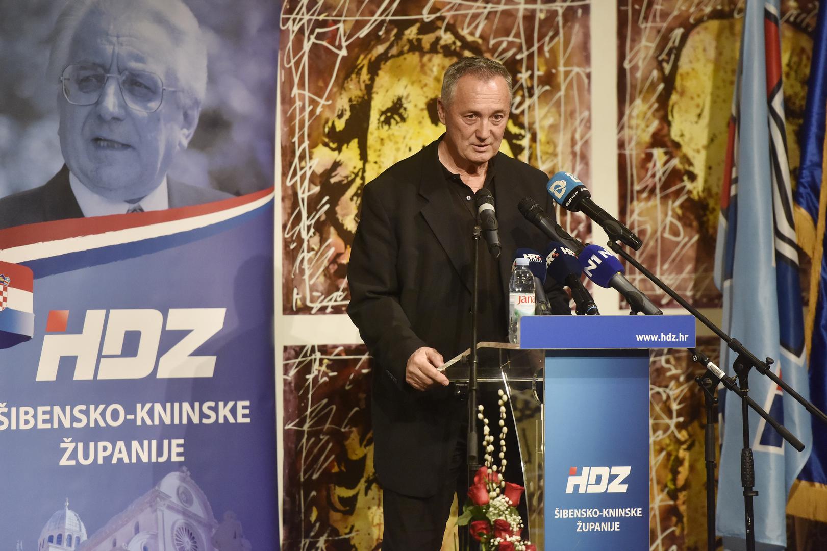 09.03.2024., Sibenik - Premijer i predsjednik stranke Andrej Plenkovic sudjelovao je na svecanom obiljezavanju 34.obljetnice HDZ-a Sibensko-kninske zupanije i grada Sibenika.  Photo: Hrvoje Jelavic/PIXSELL