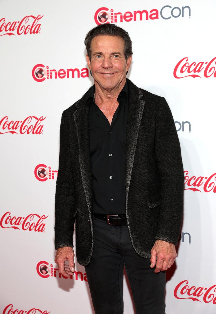 Dennis Quaid, recipient of the Cinema Icon award, poses on the red carpet during the CinemaCon Big Screen Achievement Awards at CinemaCon, the official convention of the National Association of Theatre Owners, in Las Vegas, Nevada, U.S. April 11, 2024. REUTERS/Steve Marcus Photo: STEVE MARCUS/REUTERS