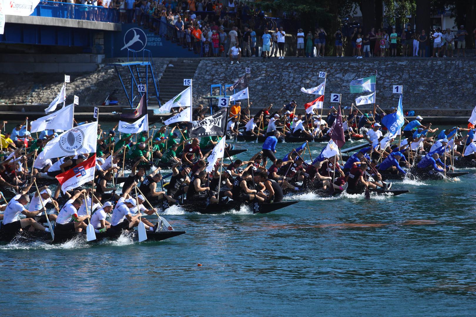 14.08.2021., Metkovic - Start 24. Maratona ladja na Neretvi u Metkovicu

Photo: Miroslav Lelas/PIXSELL