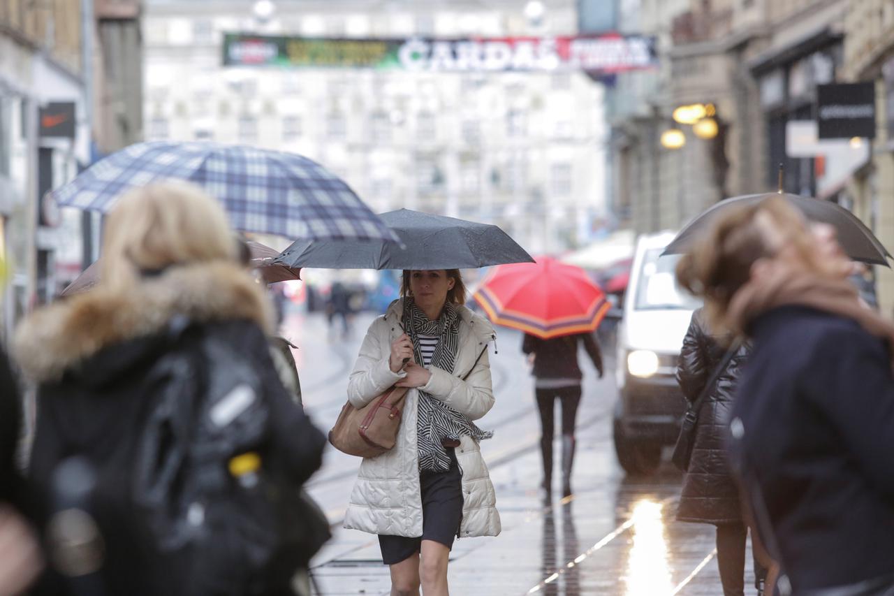 Kiša u Zagrebu