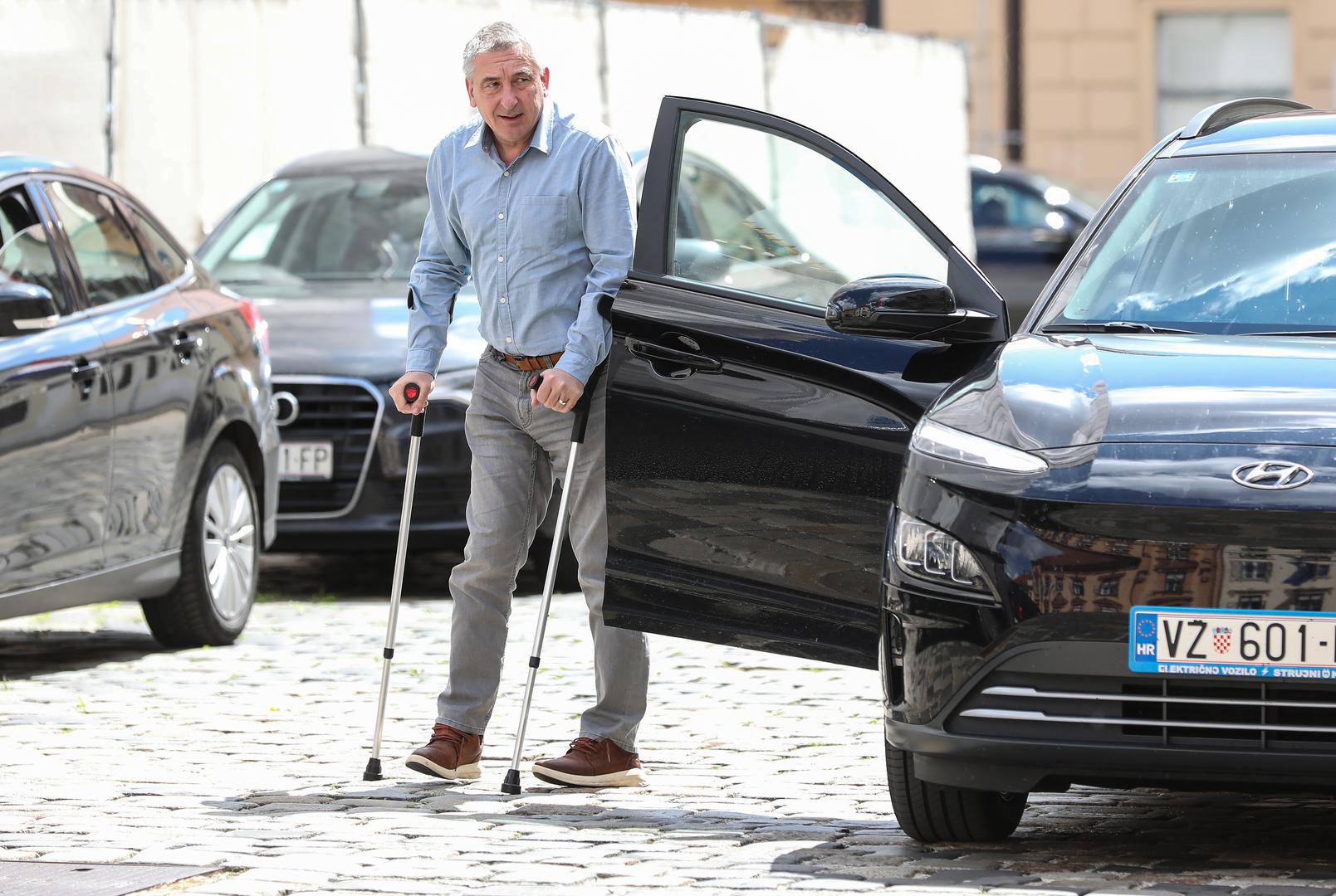 25.04.2023., Zagreb - Dolazak u Banske dvore na sastanak parlamentarne vecine. Predrag Stromar Photo: Jurica Galoic/PIXSELL