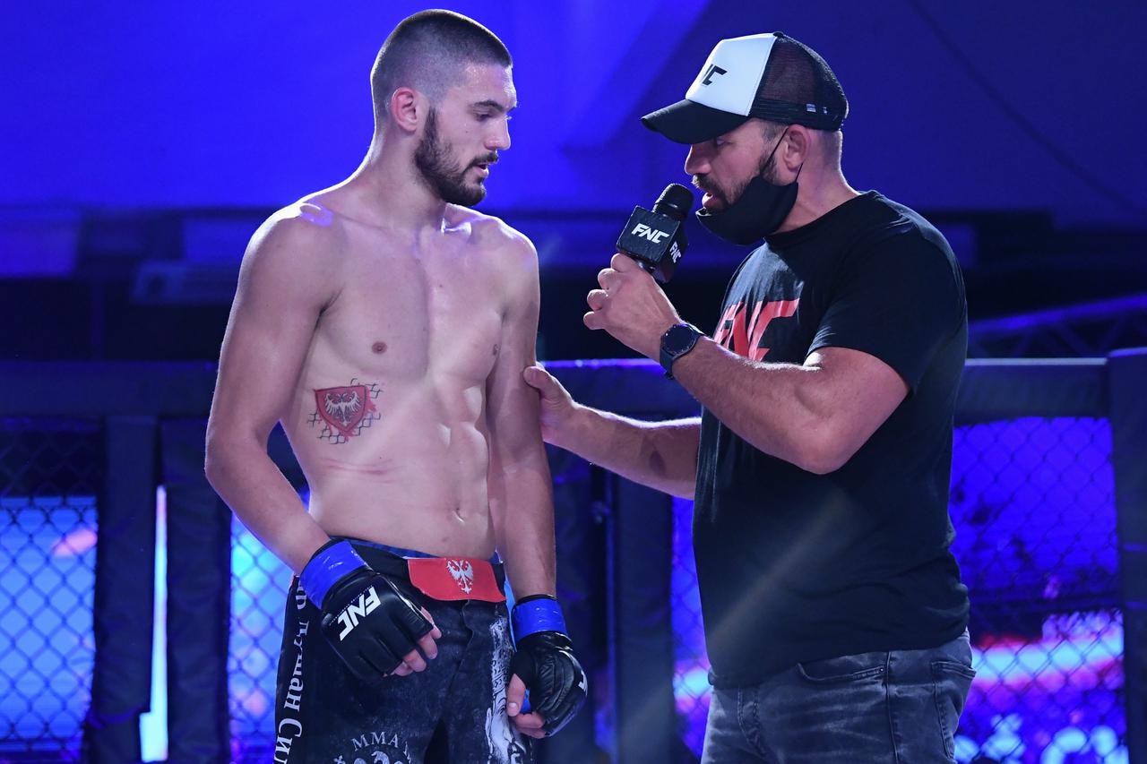 Zagreb: Armagedon turnir MMA borbi, Miloš Cvetković - Abraham Salimon Are