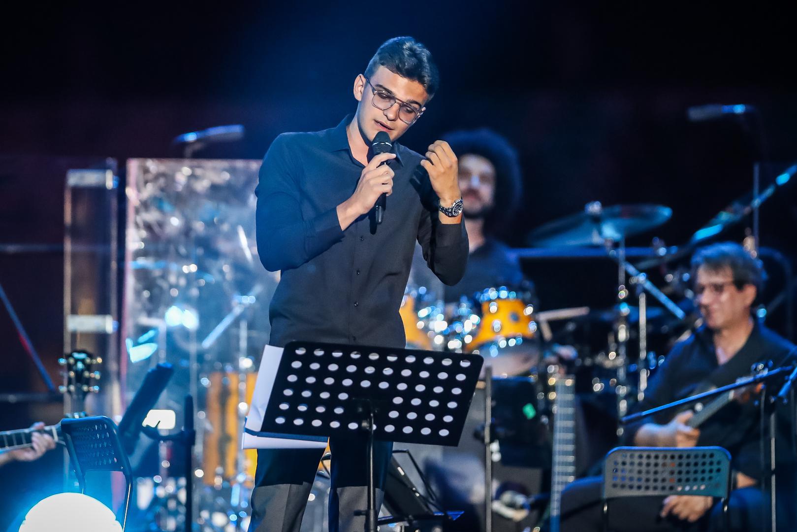 29.07.2024., Vela Luka - Koncert "Trag u beskraju" u sjecanje na Olivera Dragojevica. Martin Kosovec Photo: Zvonimir Barisin/PIXSELL