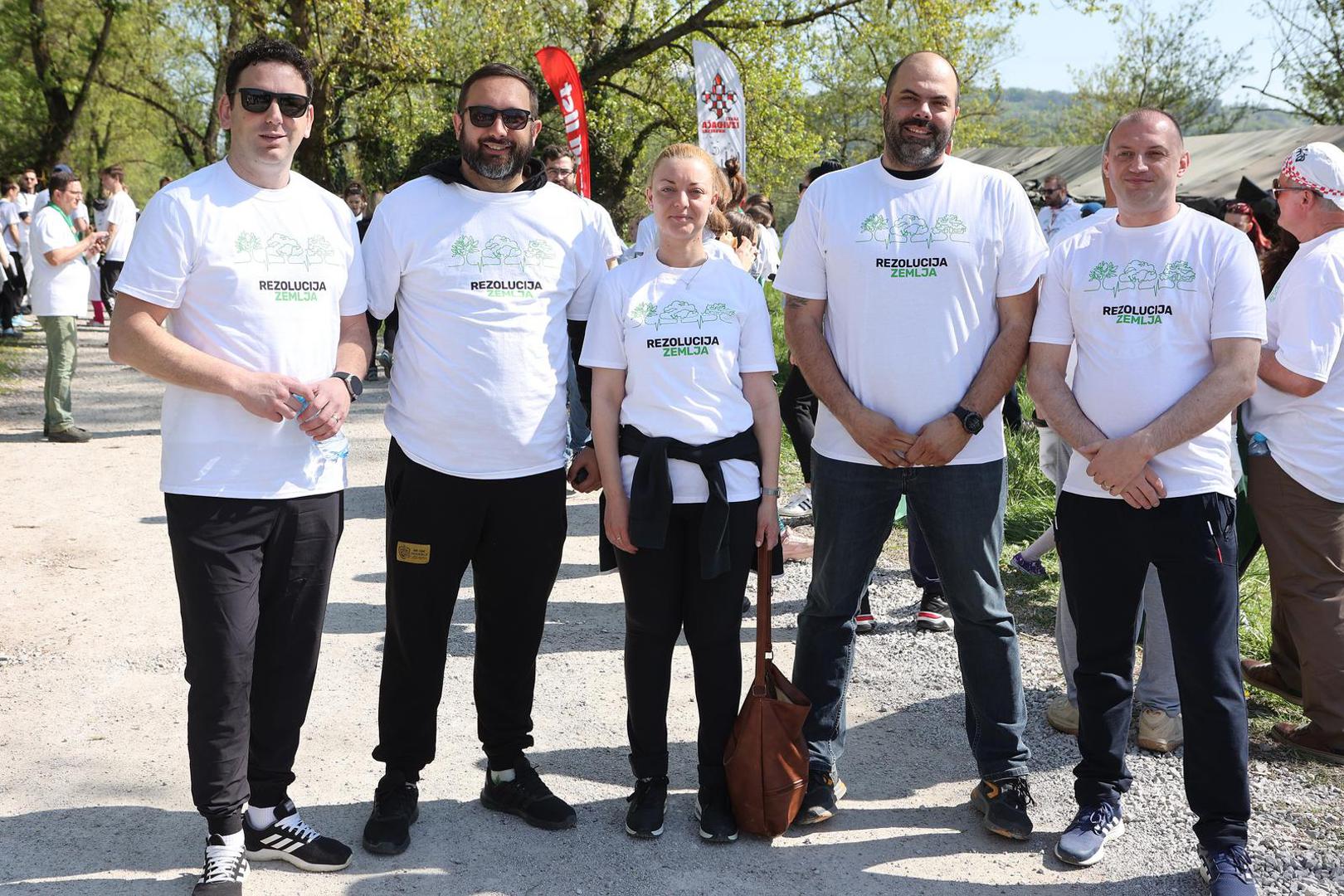 22.04.2023., Samobor, Oresje - Akcija Vecernjeg lista Rezolucija zemlja. Centralni dogadjaj akcije na dan planeta Zemlje ciscenje oko jezera Oresje. Photo: Marko Prpic/PIXSELL