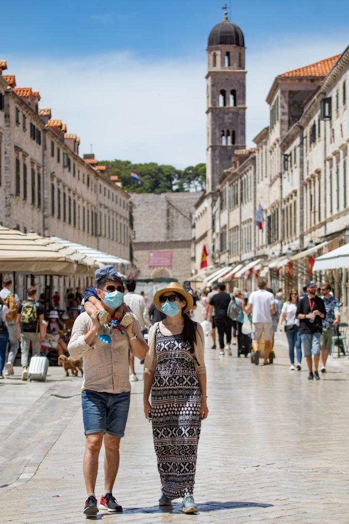 18.07.2020., Stara gradska jezgra, Dubrovnik - Turisti u gradu.
Photo: Grgo Jelavic/PIXSELL