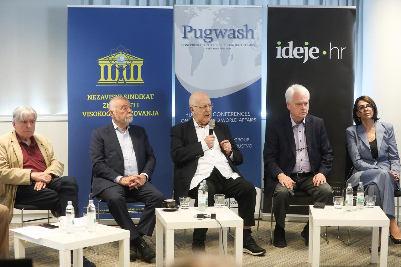 Zagreb: Nezavisni sindikat znanosti i visokog obrazovanja organizirao konferenciju za novinare "Apel za mir i žurni prekid svih ratova u svijetu"