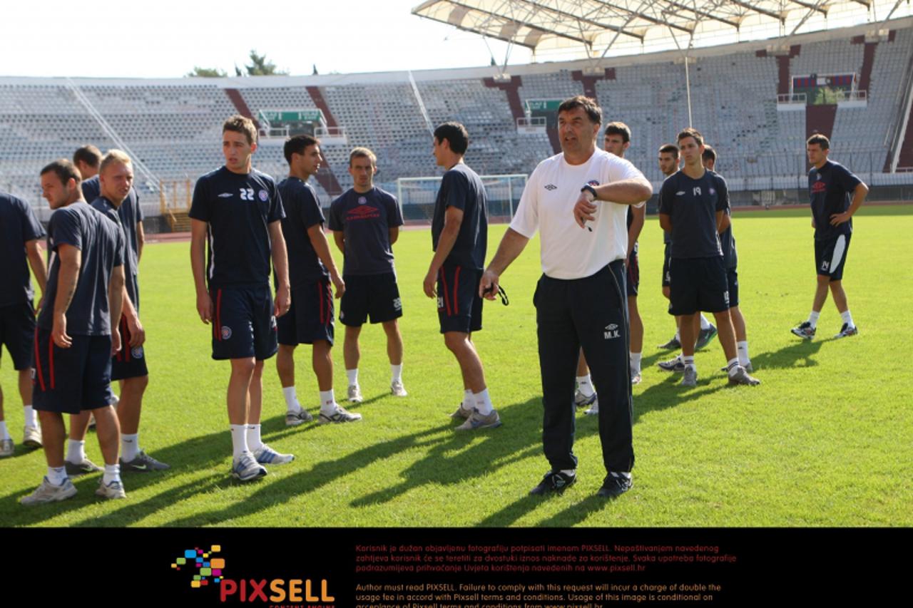 '07.07.2012., Split - Trening nogometasa Hajduka. Anas Sharbini. Photo: Ivo Cagalj/PIXSELL'