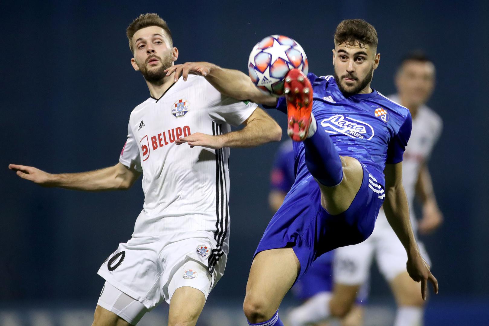 19.09.2020., stadion Maksimir, Zagreb - Hrvatski Telekom Prva liga, 05. kolo, GNK Dinamo - NK Slaven Belupo. Bruno Bogojevic, Josko Gvardiol
Photo: Igor Kralj/PIXSELL