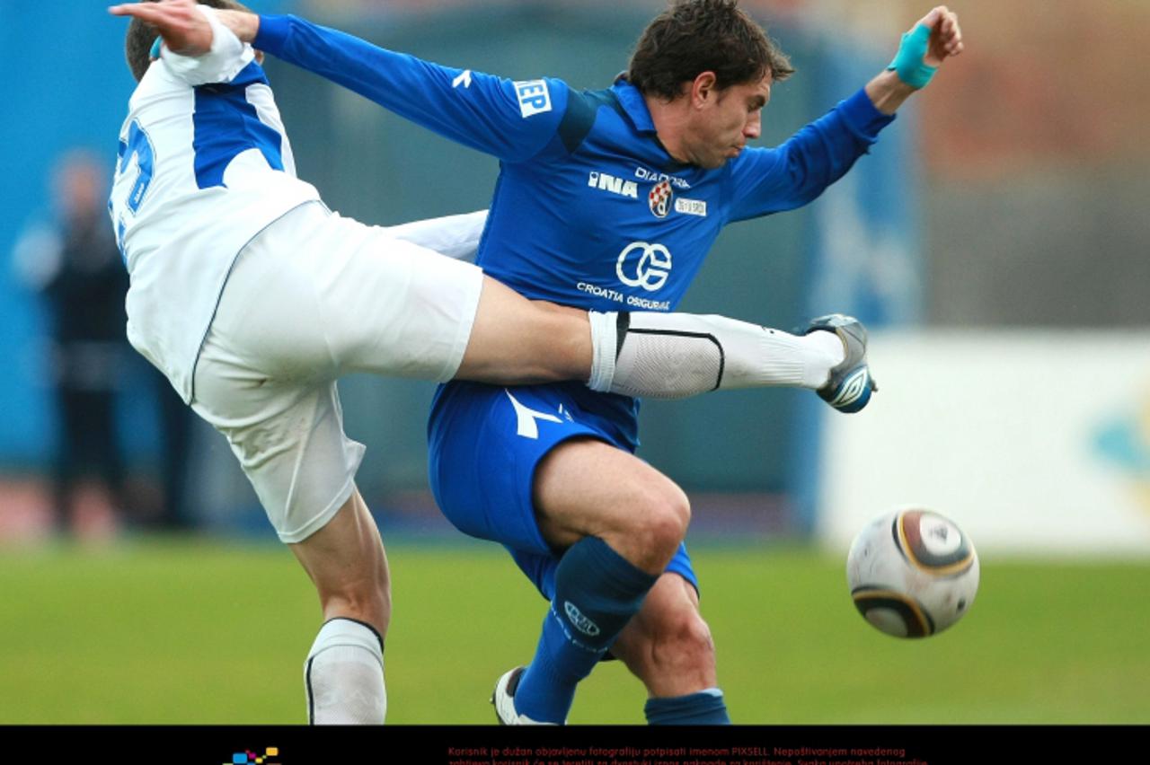 \'07.11.2010., stadion Maksimir, Zagreb - Nogometna utakmica 14. kola Prve HNL izmedju NK Dinamo i NK Zadar. Leandro Damian Cufre. Photo: Sanjin Strukic/PIXSELL\'