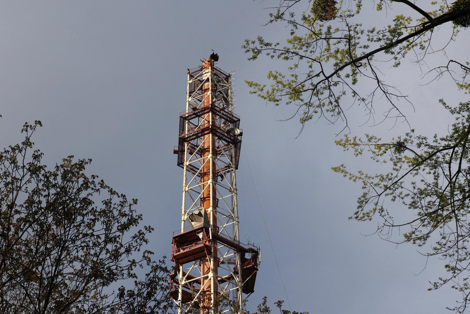 A view shows a television tower partially destroyed by a Russian missile strike, amid Russia's attack on Ukraine, in Kharkiv, Ukraine April 22, 2024. REUTERS/Vyacheslav Madiyevskyy Photo: VYACHESLAV MADIYEVSKYY/REUTERS