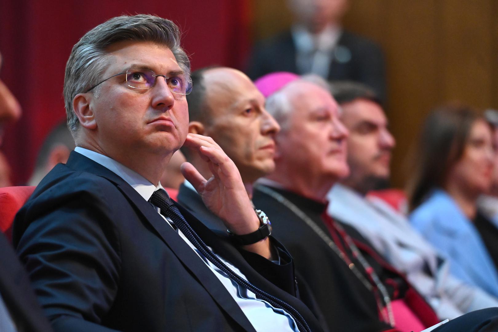 23.05.2023., Gospic
- Premijer Andrej Plenkovic nazocio je svecanoj sjednici povodom 200. obljetnice  rodjenja Ante Starcevica i Dana Zupanije Licko senjske. 
 Photo: Dino Stanin/PIXSELL