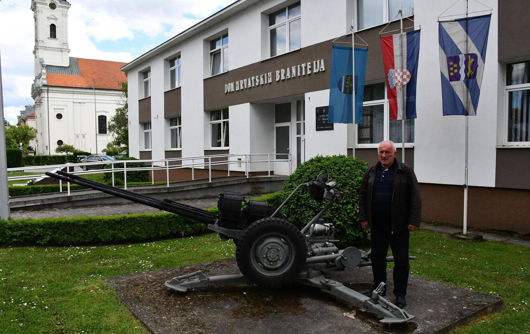 30.04.2023., Nova Gradiska - O vojno-redarstevnoj akciji "Bljesak" govori pukovnik HV u mirovini Mato Modric, predsjednik Udruge ratnih veterana 121. brigade Nova Gradiska. Photo: Ivica Galovic/PIXSELL