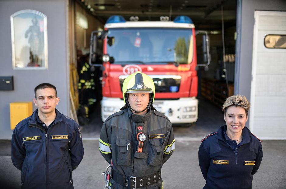 Dobrovoljno vatrogasno društvo Sveta Klara  dobilo je novog clana, Kineza Lu Yao-a