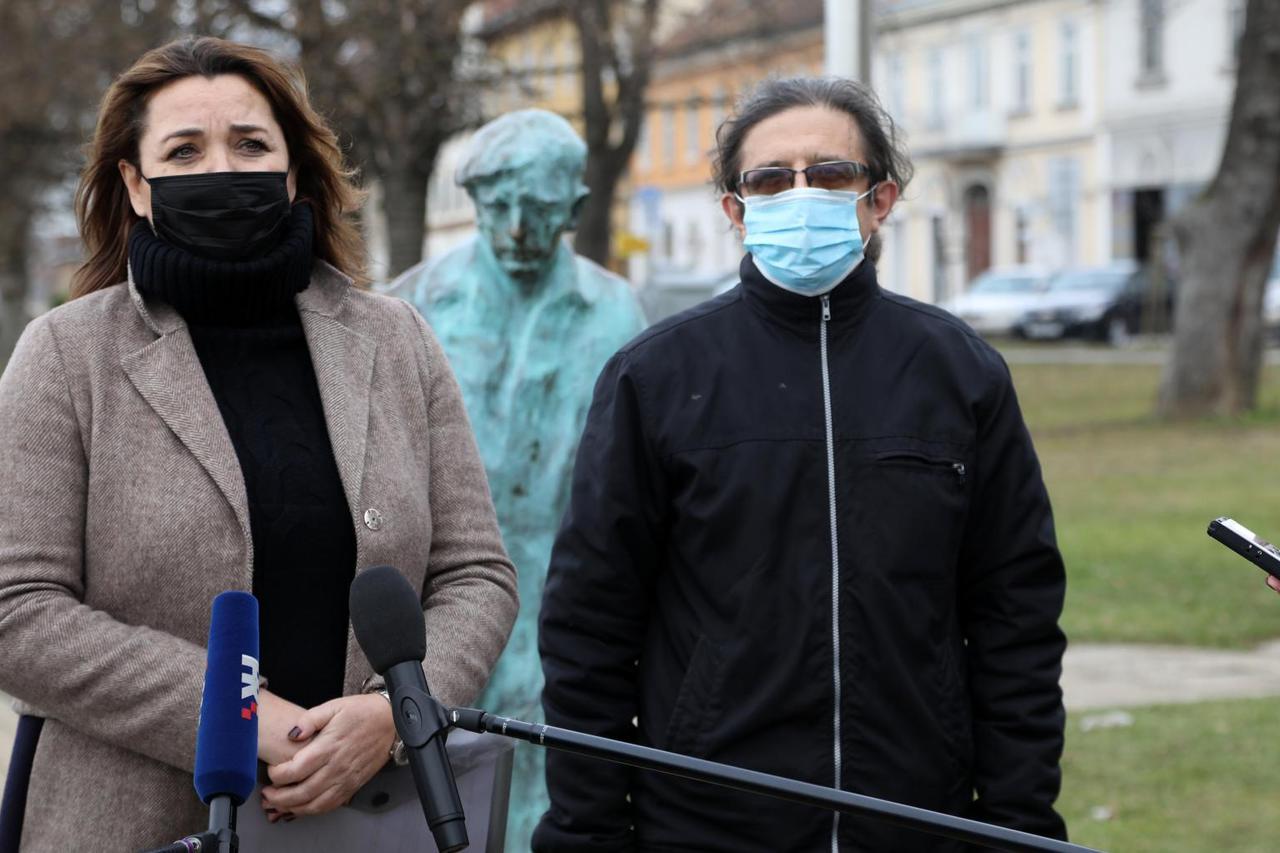 Sisak:  Konferencija za medije HND-a oko zatvaranja HRTovog dopisništva