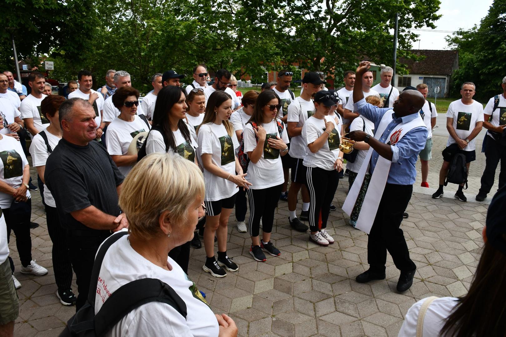 12.06.2021., Podvinje - Hodocasce od Podvinja do Gornjih Mocila (BiH) u sklopu tradicionalnih Dana svetog Ante Padovanskog.
Photo: Ivica Galovic/PIXSELL