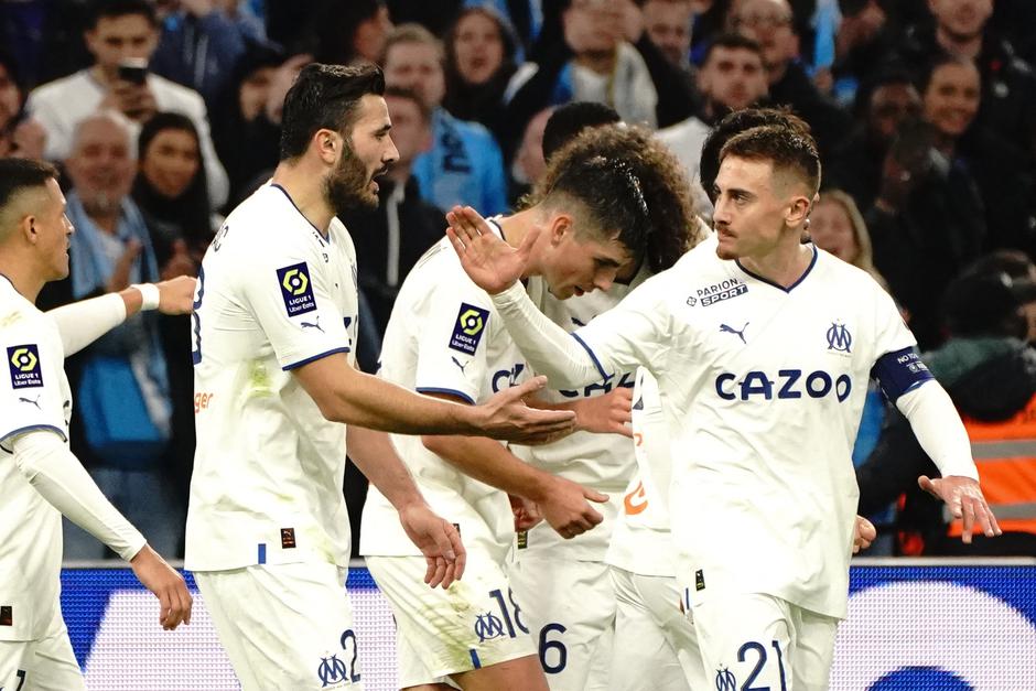 Match de championnat de Ligue 1 Uber Eats opposant l'Olympique Marseille (OM) au FC Lorient at Stade Velodrome à Marseille