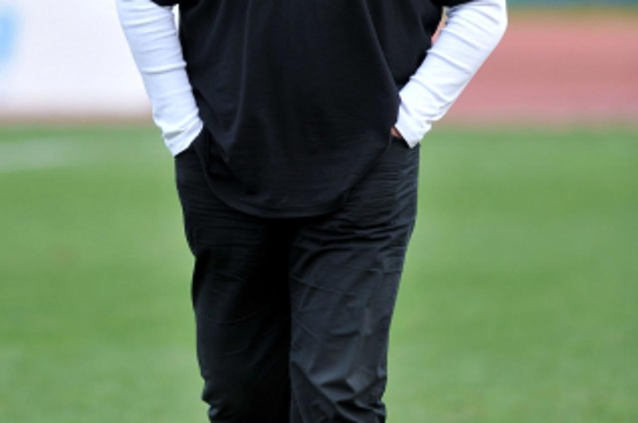 '03.04.2010., Zagreb - Stadion Maksimir, 23 kolo T-com - 1HNL, prva Hrvatska nogometna liga, NK Lokomotiva - NK Karlovac. Trener Karlovca Igor Pamic. Photo: Antonio Bronic/PIXSELL'