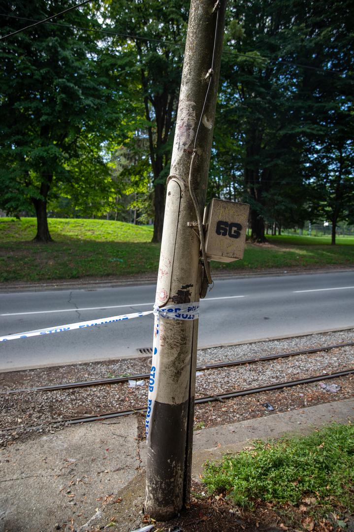 03.09.2022., Osijek - Mjesto nesrece do koje je doslo nocas iza ponoci u Osijeku, u kojoj je poginula jedna osoba, a cetvero ih je tesko ozlijedeno. Photo: Borna Jaksic/PIXSELL